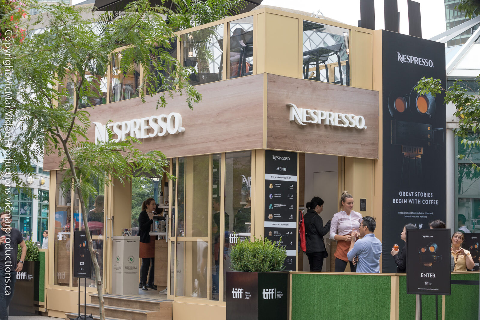 Nespresso brand activation coverage